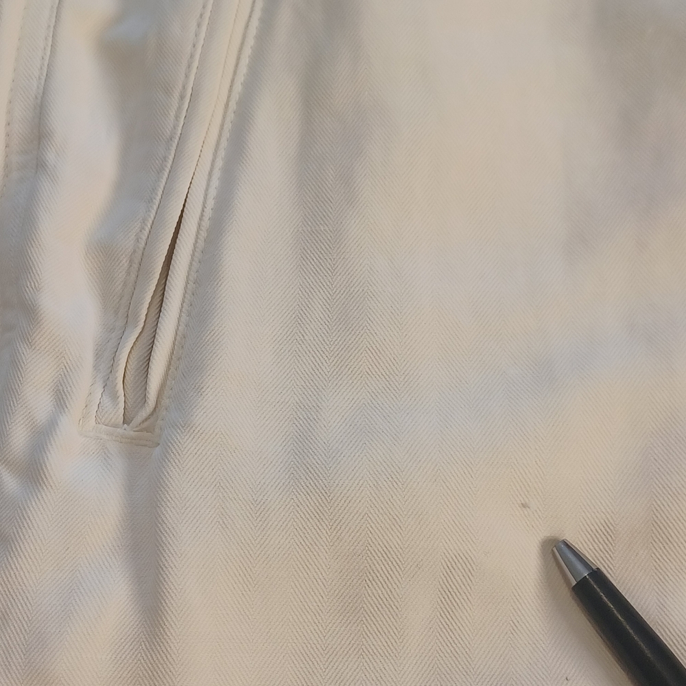 James Perse Super Soft Twill Drawstring Waist Pants Women's Lg Vanilla - Picture 10 of 12